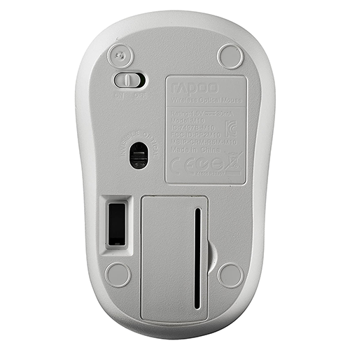 موس بی سیم رپو مدل MOUSE WIRELESS RAPOO M10 PLUS WHITE