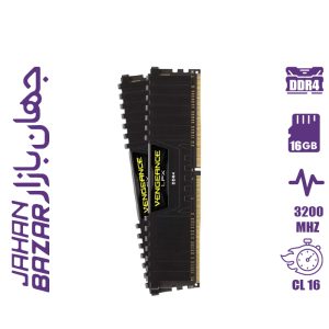 رم کامپیوتر کورسیر VENGEANCE LPX 16GB 8GBx2 3200MHz CL16
