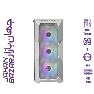 کیس کامپیوتر کولر مستر مدل TD500 MESH White
