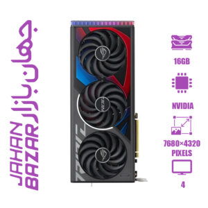 کارت گرافیک استوک ایسوس مدل ASUS ROG Strix GeForce RTX 4070 Ti SUPER 16GB ظرفیت 16 گیگابایت