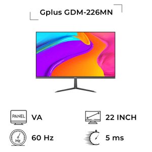 مانیتور جی پلاس مدل GDM-226MN سایز 22 اینچ