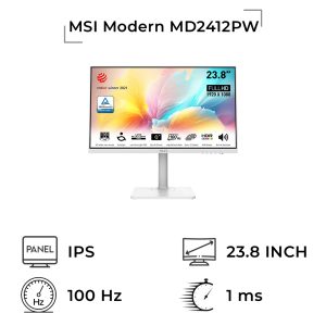 مانیتور ام اس آی مدل Modern MD2412PW سایز 23.8 اینچ