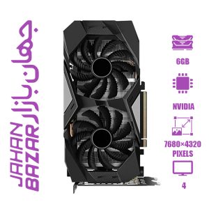 کارت گرافیک استوک گیگابایت GeForce GTX 1660 SUPER OC 6GB ظرفیت 6 گیگابایت