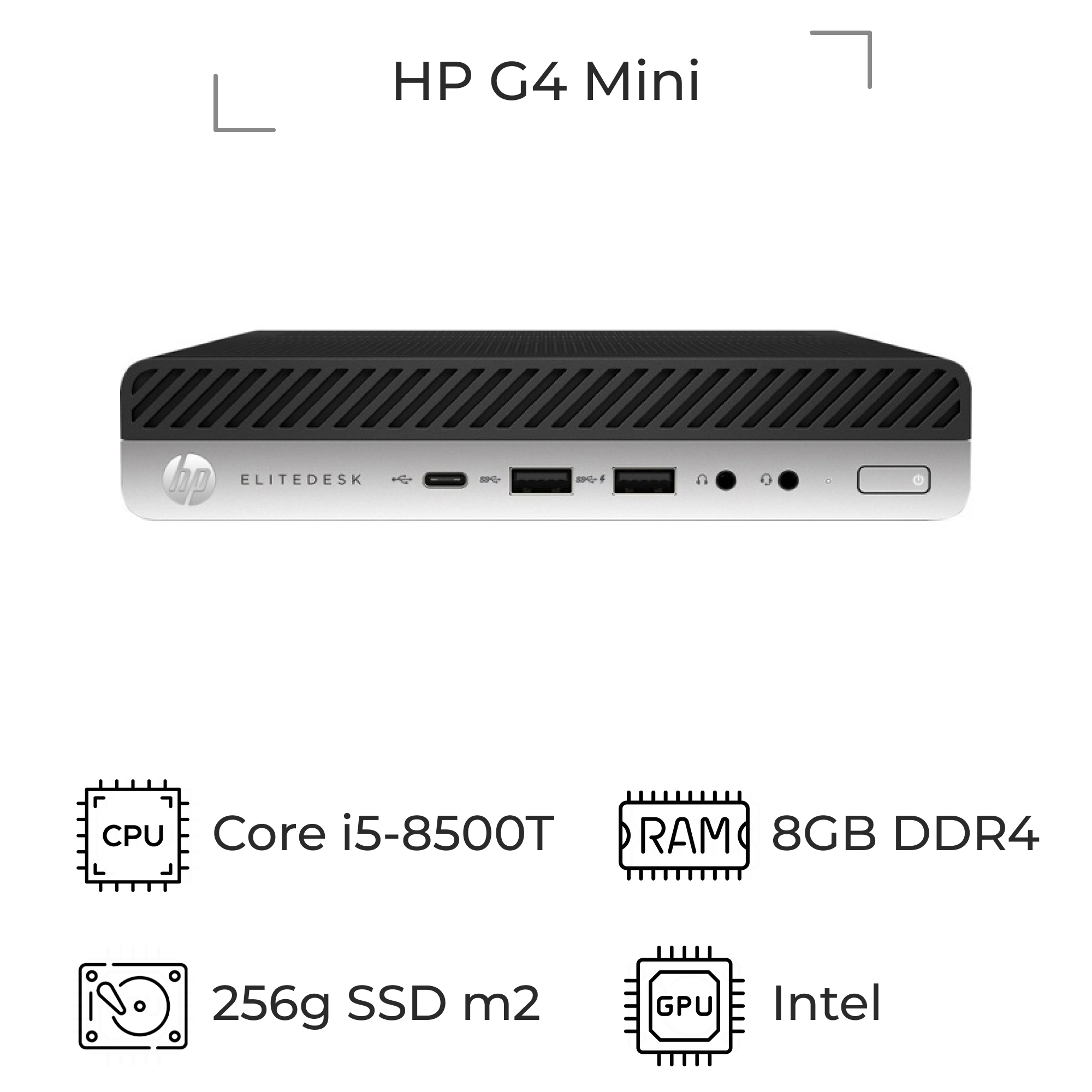 مینی کیس استوک HP G4 mini