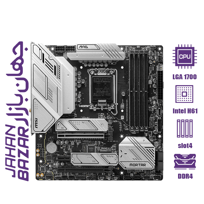 مادربرد ام اس آی MSI MAG B760M MORTAR WIFI