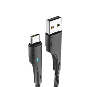 کابل تبدیل USB به USB-C ایساگر مدل LSA01 طول 2 متر