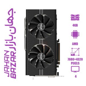 کارت گرافیک استوک RX570 Sapphire Nitro Plus 4g