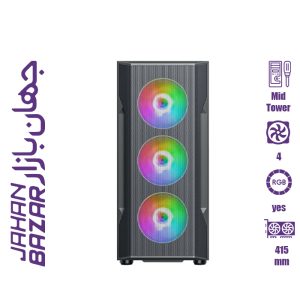 کیس کامپیوتر اوست مدل GT-AV12-BG