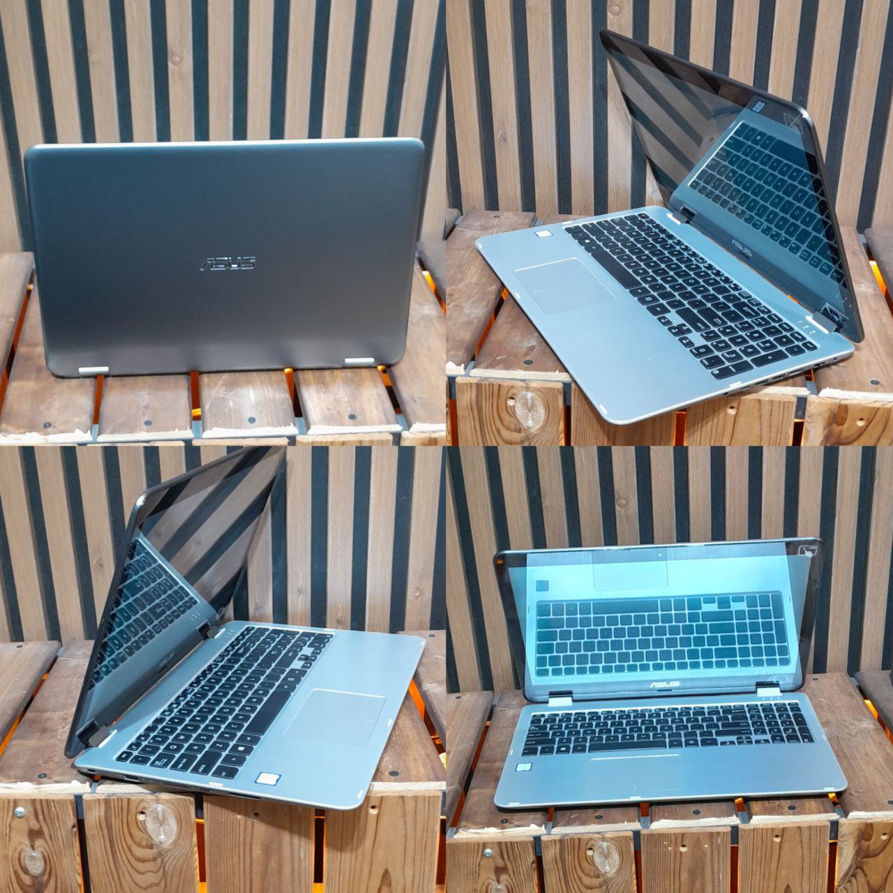 لپ تاپ استوک ایسوس ASUS VivoBook Flip TP501UAM + چرخش 360 درجه