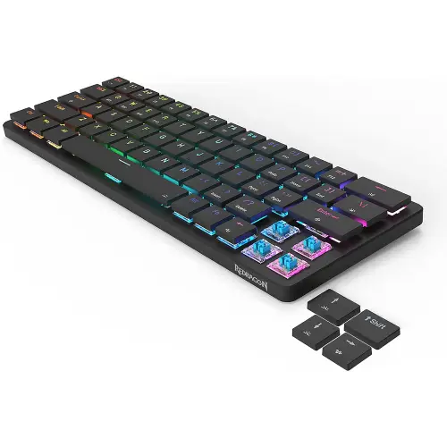 کیبورد بی سیم/ باسیم مکانیکال گیمینگ ردراگون Redragon Elise Pro K624P-KBS