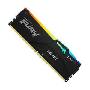 رم کامپیوتر کینگستون مدل Kingston Fury Beast RGB 16GB 5600MHz CL40 DDR5 Single