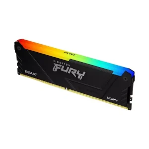 رم کامپیوتر کینگستون مدل KINGSTONE FURY BEAST RGB 32GB CL18 DDR4 3200 Single