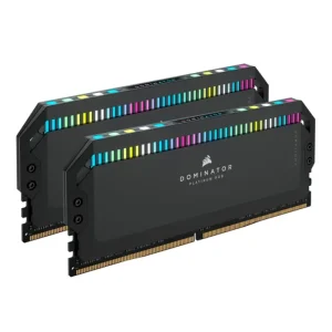 رم کامپیوتر کورسیر DOMINATOR PLATINUM RGB 32GB 16GBx2 5200Mhz CL40 DDR5 DUAL