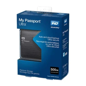 هارد اکسترنال وسترن دیجیتال My Passport ultra ظرفیت 500 گیگابایت