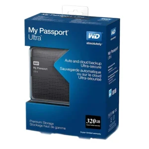 هارد اکسترنال وسترن دیجیتال My Passport Ultra ظرفیت 320 گیگابایت
