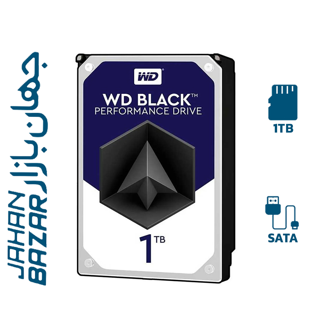 هارد اینترنال وسترن ديجيتال مشکی مدل WD1003FZEX ظرفیت 1 ترابایت