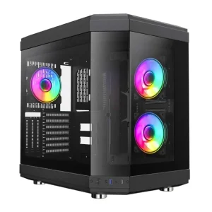 کیس گیمینگ کامپیوتر گیم مکس مدل HYPE Black
