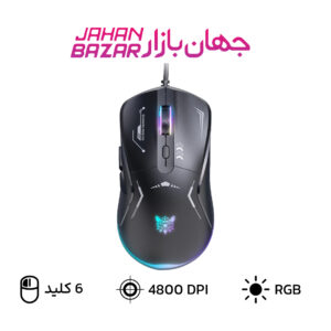 موس گیمینگ اونیکوما مدل Onikuma Gaming Mouse CW917 Black