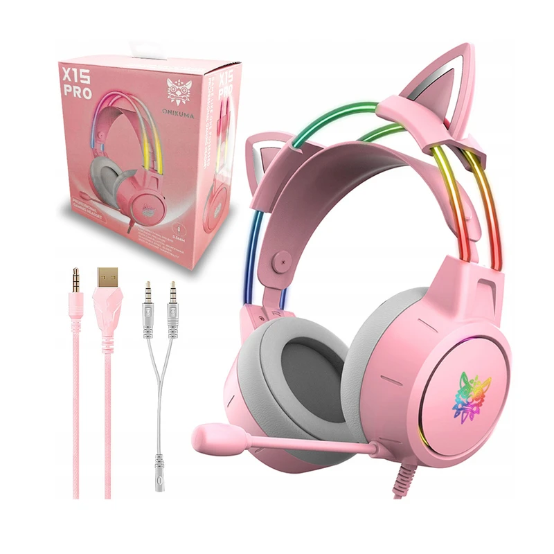 Onikuma Gaming X15 Pro Cat Ears