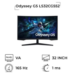 مانیتور سامسونگ مدل Odyssey G5 LS32CG552 سایز 32 اینچ