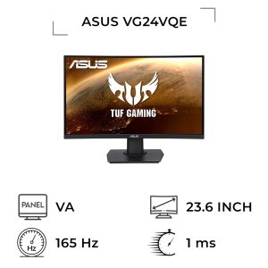 مانیتور گیمینگ ایسوس 24 اینچ مدل VG24VQE