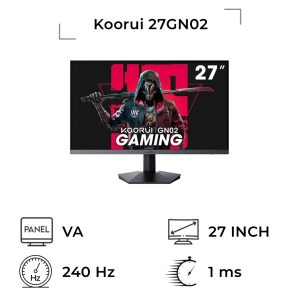 مانیتور گیمینگ کووری مدل Koorui 27GN02 سایز 27 اینچ
