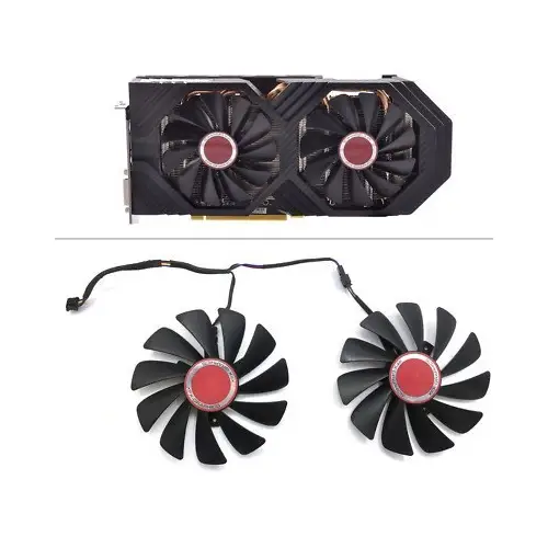 فن کارت گرافیک XFX RX580 بسته دو عددی