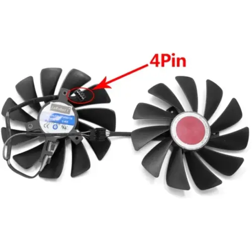 فن کارت گرافیک XFX RX580 بسته دو عددی