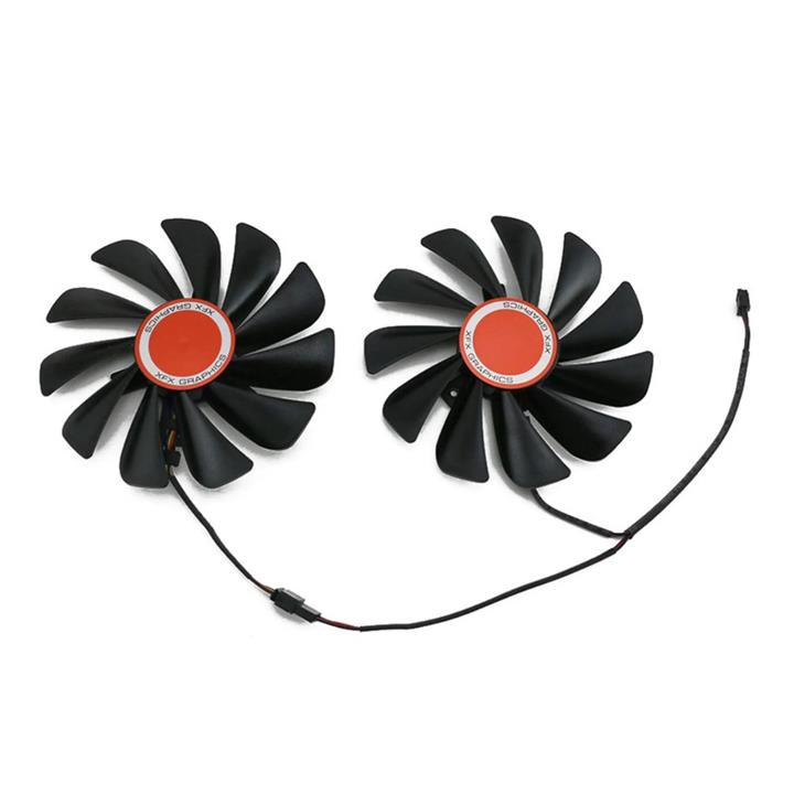 فن کارت گرافیک ایکس اف ایکس مدل XFX RX580 بسته دو عددی