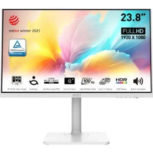 مانیتور گیمینگ ام اس آی مدل MD2412PW WHITE سایز 24 اینچ