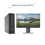 مانیتور استو‌ک با پک کامل کیس استوک (HP 600/800 G2 + Dell P2219H)