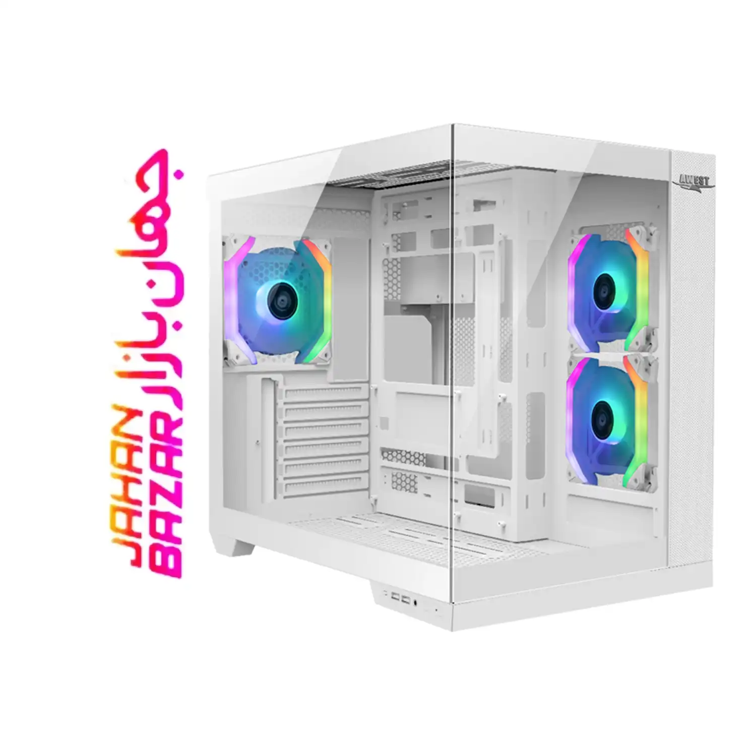 کیس گیمینگ اوست AWEST مدل GT-AQ12-MW