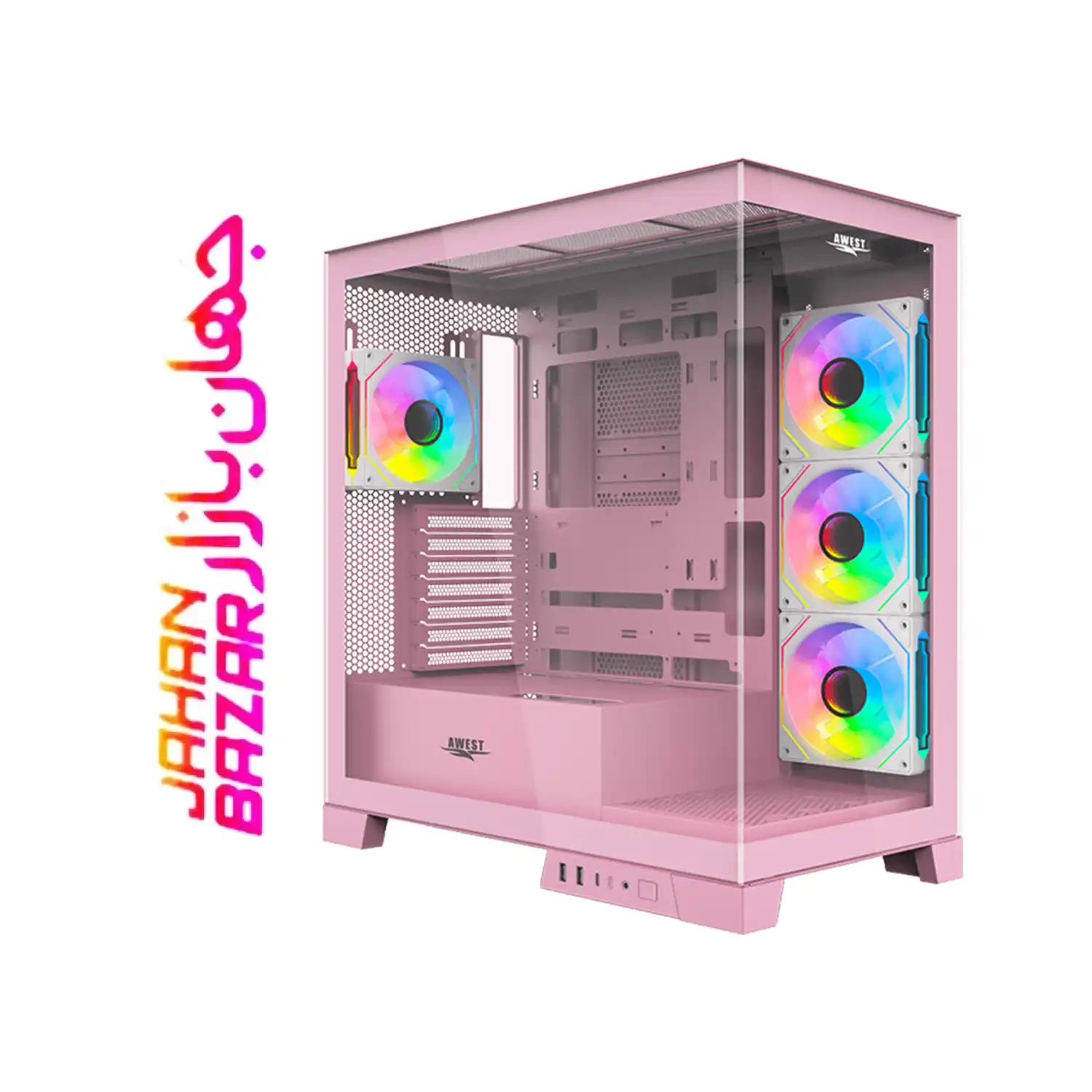 کیس گیمینگ اوست AWEST مدل GT-AQ16-MP