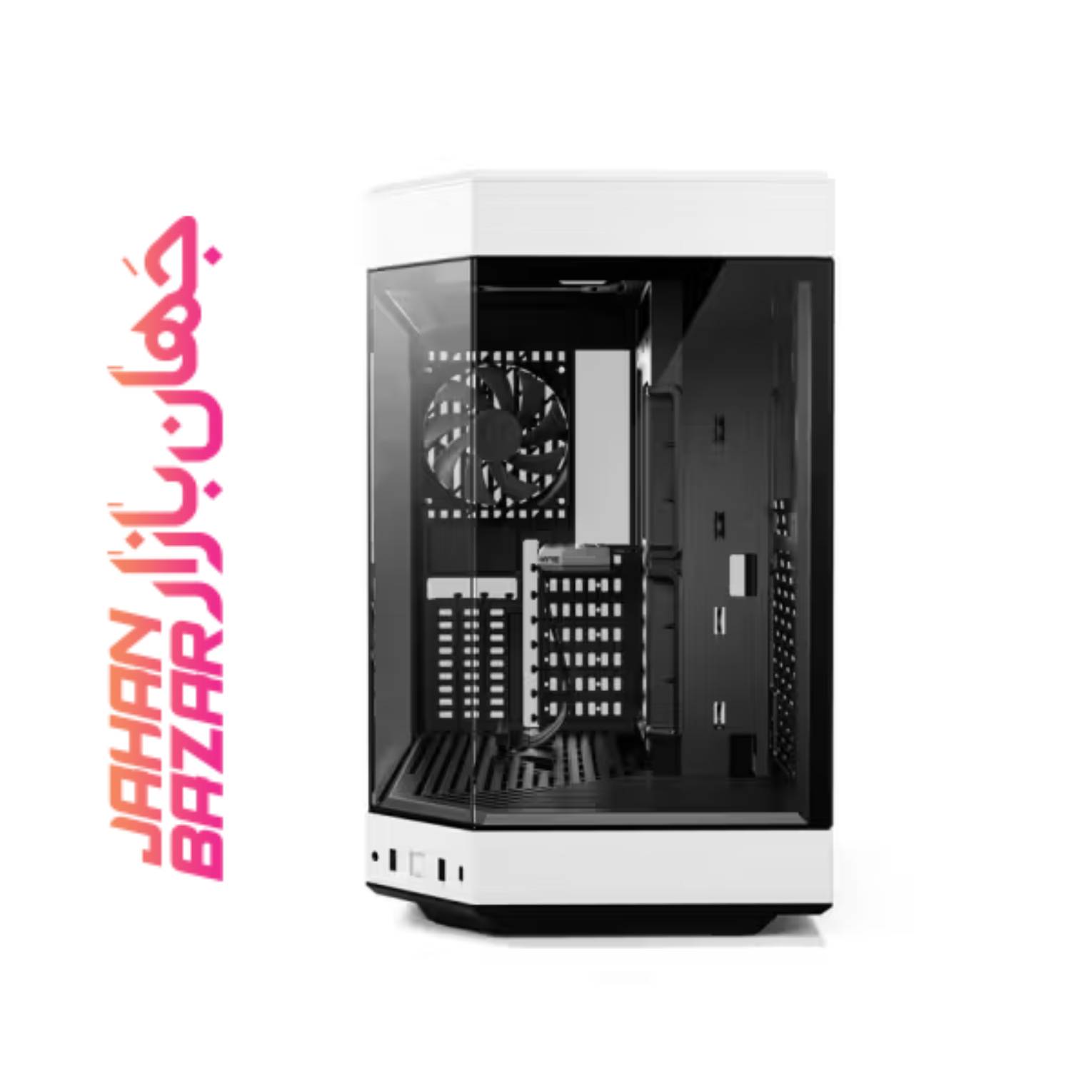 کیس کامپبوتر هایت مدل HYTE Y60 LCD رنگ مشکی - Image 2