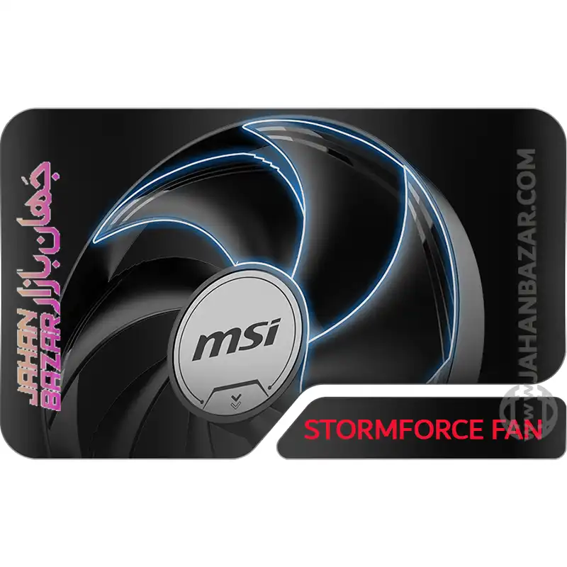 کارت گرافیک ام اس آی MSI مدل GeForce RTX 5060 Ti VENTUS 2X OC PLUS حافظه 8 گیگابایت - Image 5