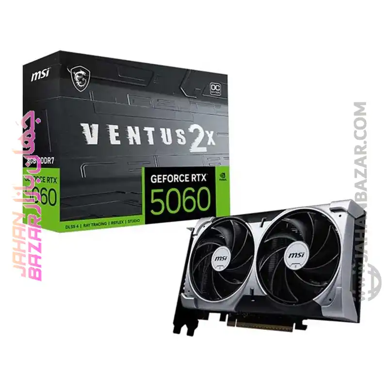 کارت گرافیک ام اس آی MSI مدل GeForce RTX 5060 Ti VENTUS 2X OC PLUS حافظه 8 گیگابایت - Image 3
