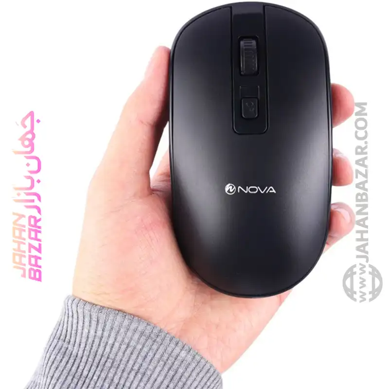کیبورد و ماوس بی سیم نوا NOVA مدل NKM-1402WL - Image 8