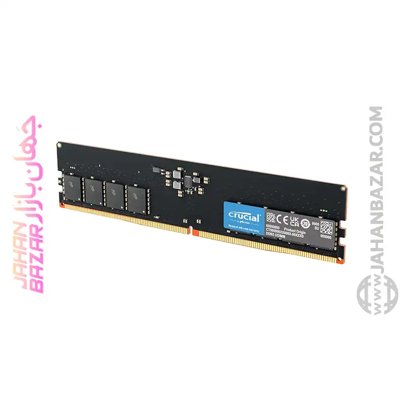 رم دسکتاپ کروشیال مدل Crucial 32GB(2x16) DDR5 5600Mhz CL46، گزینهای عالی برای بهبود عملکرد سیستم ، خرید و ارسال از جهان بازار