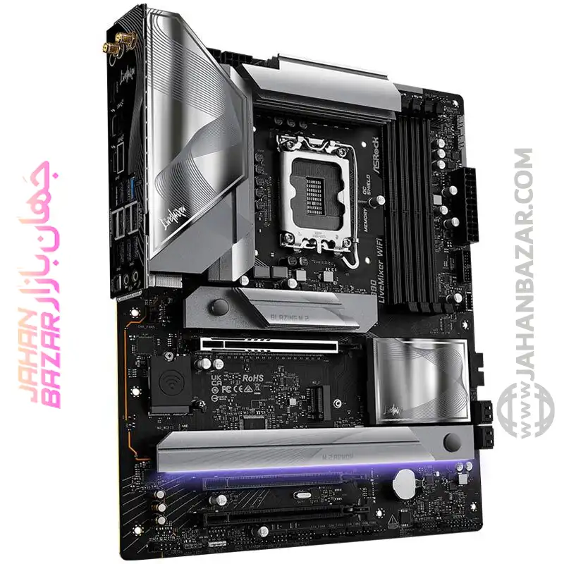 مادربرد وایفای ASRock ازراک DDR5 مدل Z890 LiveMixer - Image 6