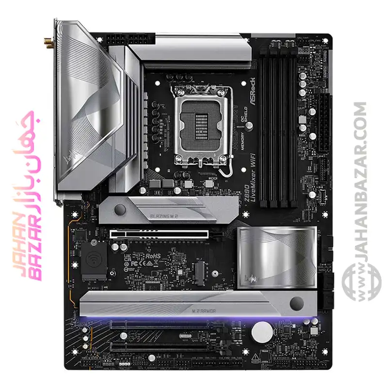 مادربرد وایفای ASRock ازراک DDR5 مدل Z890 LiveMixer