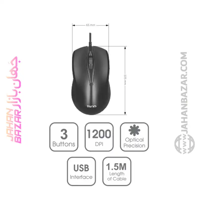 ماوس تسکو TSCO مدل TM 290N - Image 5