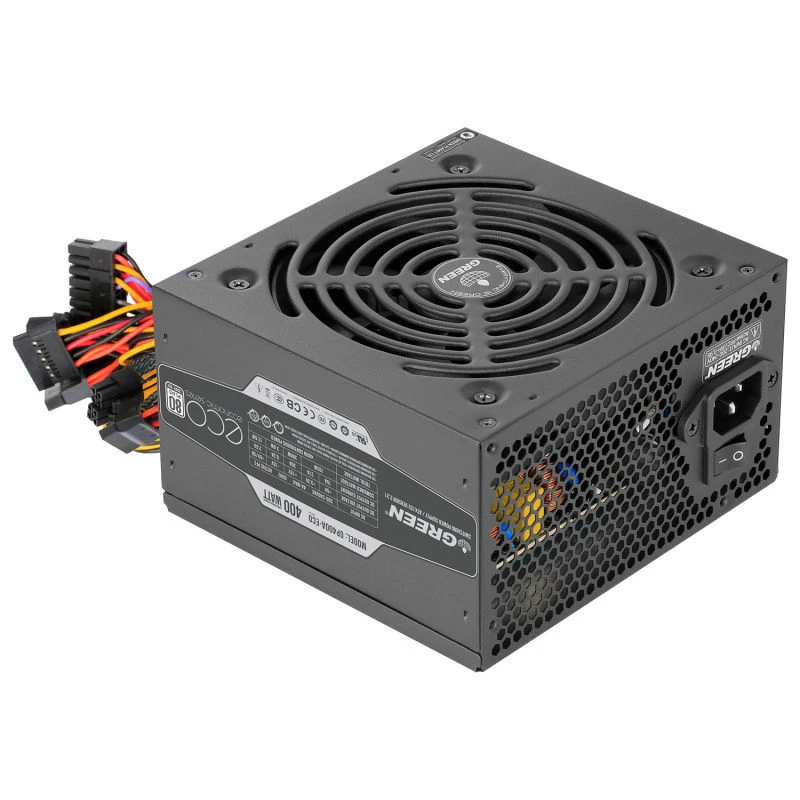 منبع تغذیه استوک کامپیوتر گرین مدل POWER 400W ECO GREEN