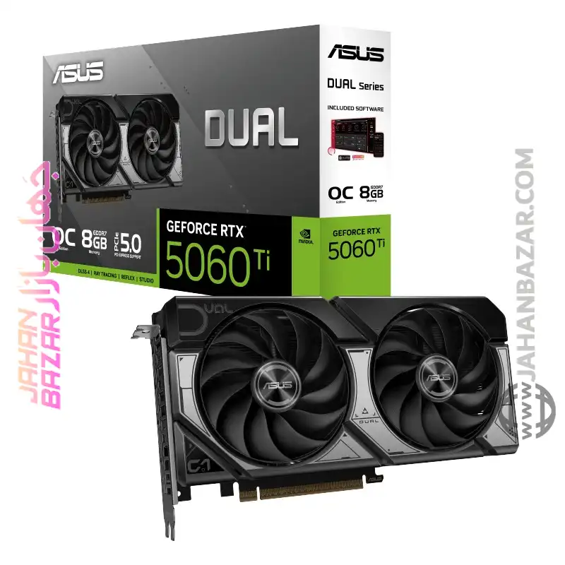 کارت گرافیک ایسوس ASUS مدل Dual RTX 5060 TI OC 8GB - Image 3