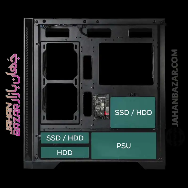 کیس گیمینگ تسکو TSCO مدل GC4510 Dragon’s Breath - Image 6