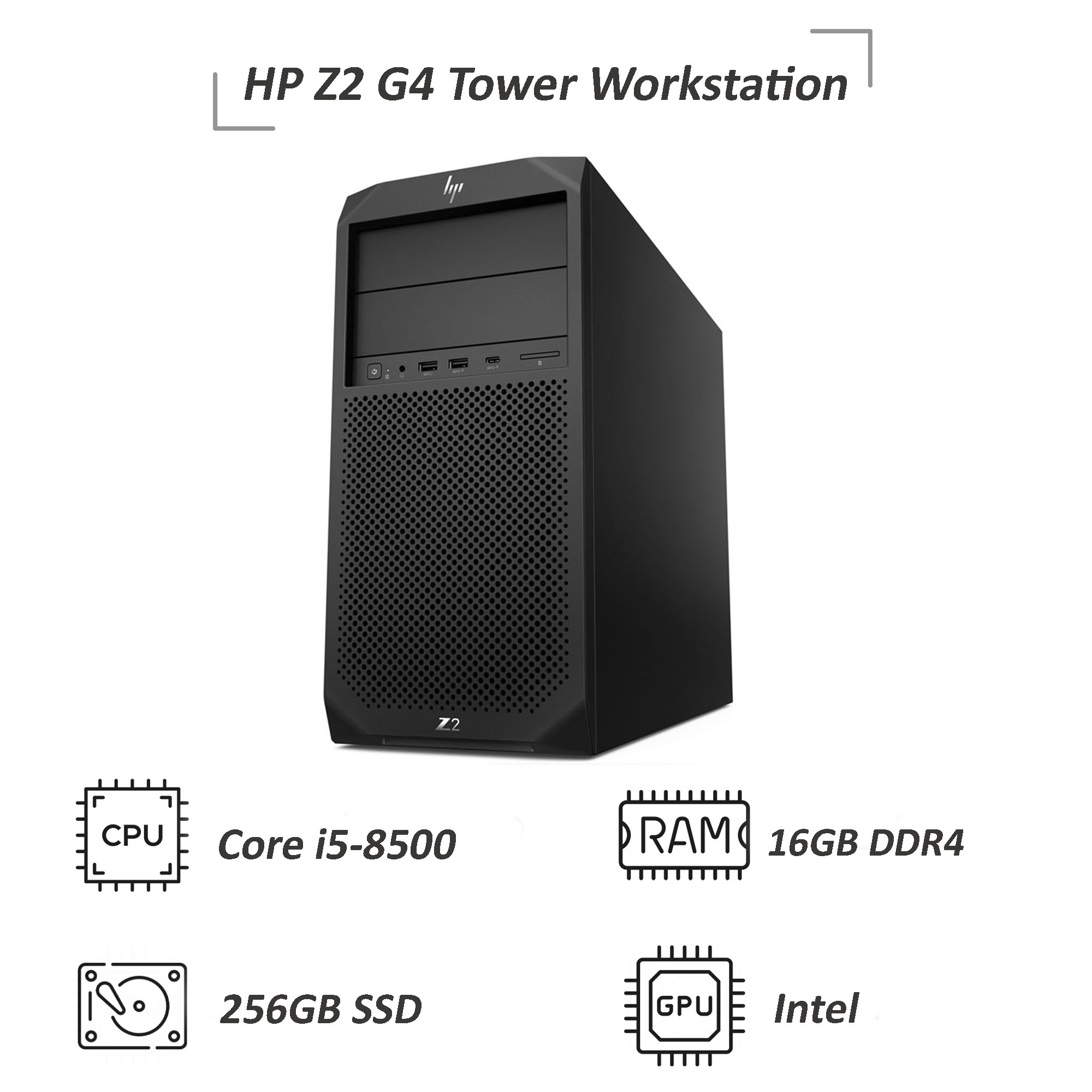 کیس استوک اچ پی ورکاستیشن HP Z2 G4 Tower Workstation