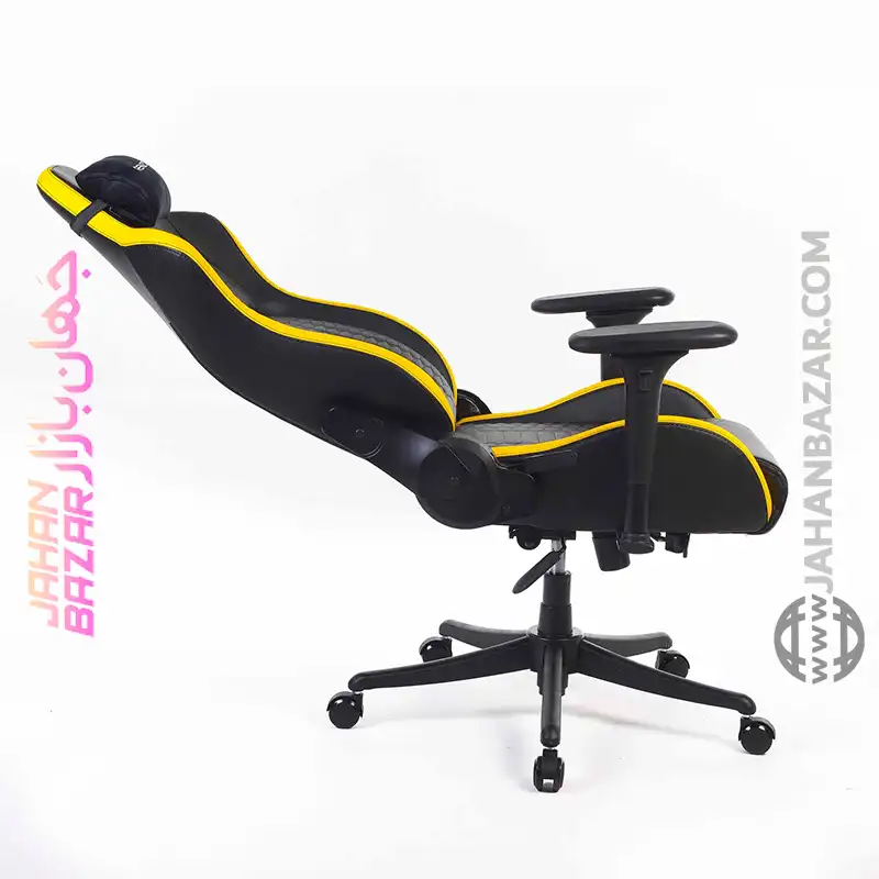 صندلی گیمینگ Renzo رنزو رویال مدل Royal Cyber Yellow - Image 3