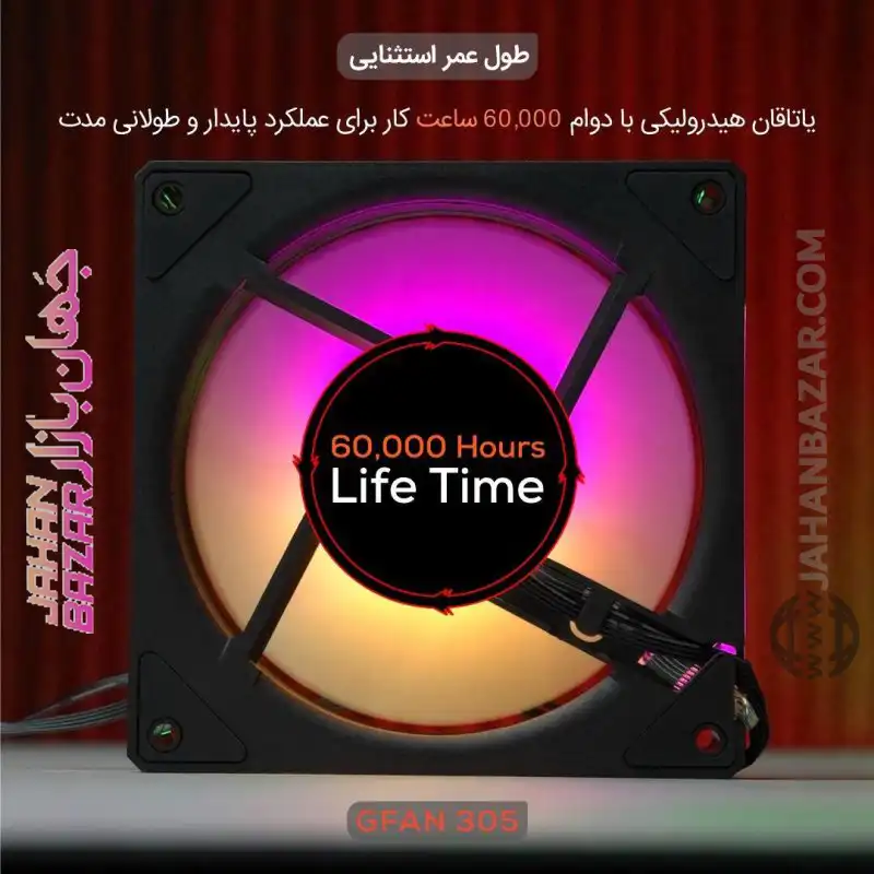 فن کیس گیمینگ تسکو پکیج سه عددی مدل Skadi Lux GFan 305 - Image 7