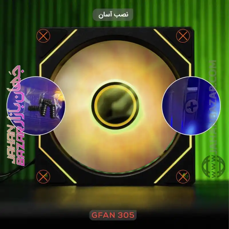 فن کیس گیمینگ تسکو پکیج سه عددی مدل Skadi Lux GFan 305 - Image 16