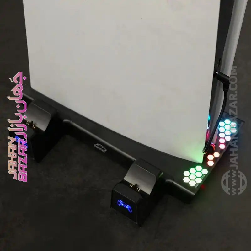 پایه شارژر گیم پد و فن خنک کننده تسکو TSCO مدل TGS 18 LootRack - Image 5