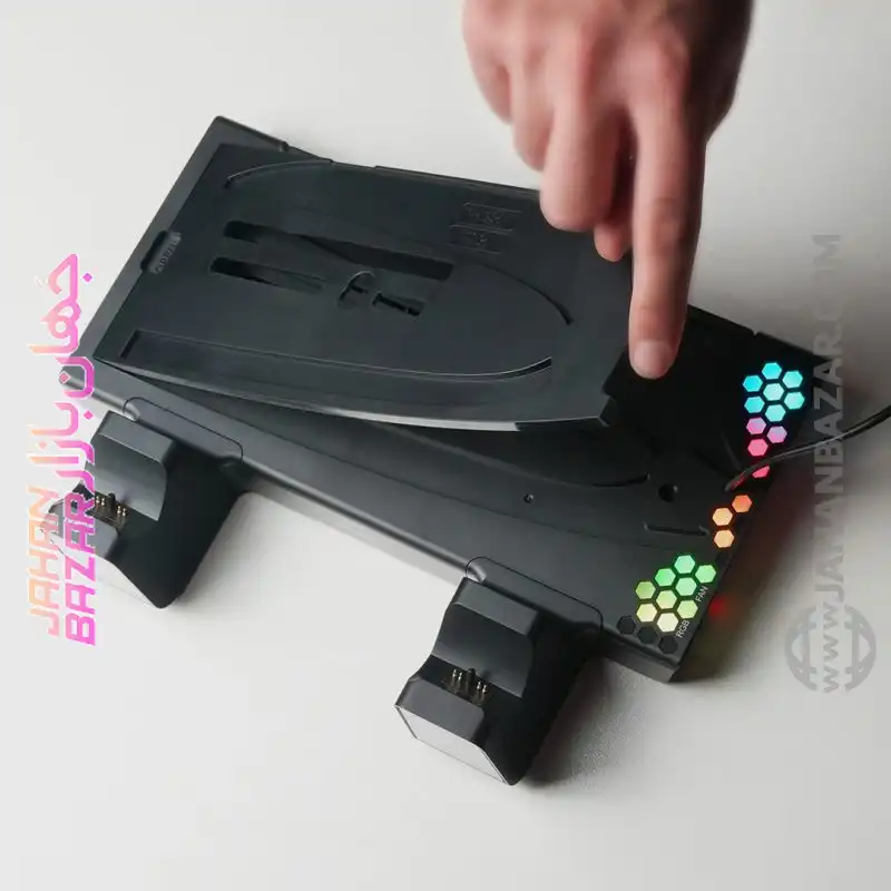پایه شارژر گیم پد و فن خنک کننده تسکو TSCO مدل TGS 18 LootRack - Image 9